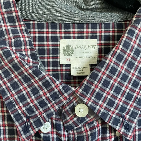 Men’s J. Crew Tailored by J. crew Cotton Plaid shirt - Picture 2 of 3